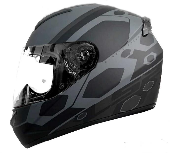LS2 ROOKIE MEIN NEGRO M/GRIS