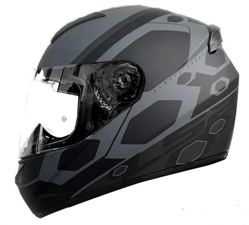LS2 ROOKIE MEIN NEGRO M/GRIS