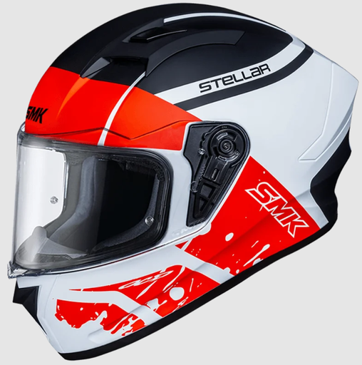 [SMK-STESQ-MA132] CASCO SMK INTEGRAL STELLAR SQUAD MA132 ROJO/NEGRO