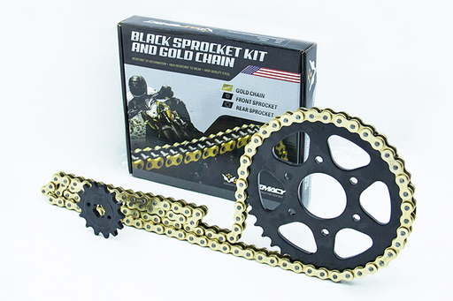 [PN000061] KIT DE ARRASTRE NS200 FP CADENA DORADA 14/39